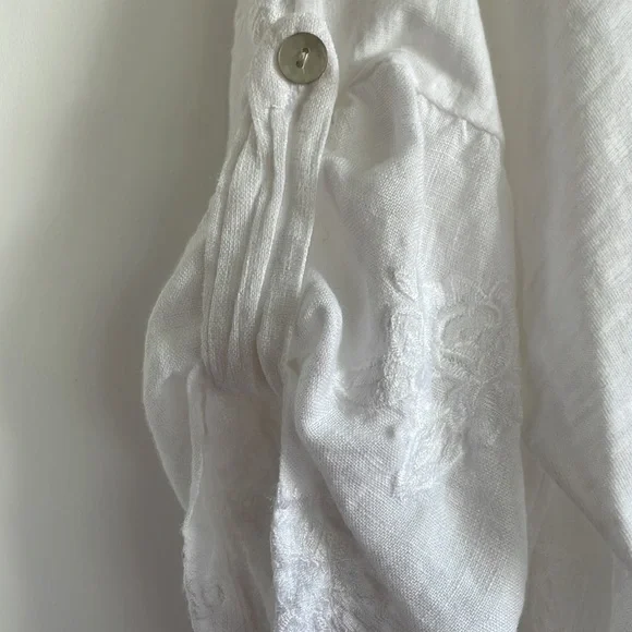 Italian linen cotton top OS - Picture 3 of 6